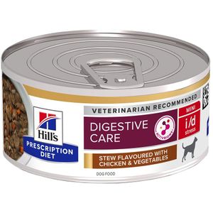 24 x 156 g i/d Digestive Care Stress Mini Stoofpotje Met Kip : Hill's Prescription Diet Hondenvoer
