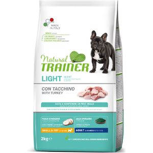 7kg met Kalkoen Licht in Vet Mini Adult Natural Trainer Droge Honden