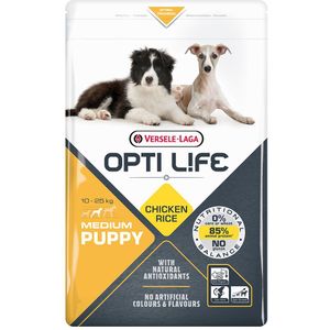 12,5kg Puppy Medium Opti Life Hondenvoer