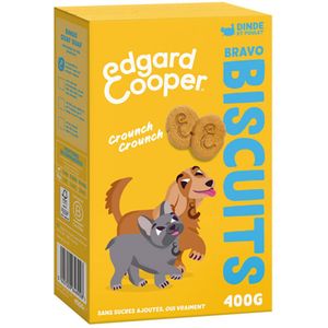 Edgard & Cooper Adult Biscuits voor Honden - Kalkoen & Kip (400 g)
