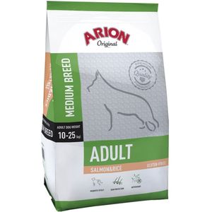 12kg Arion Original Adult Medium Breed Zalm & Rijst hondenvoer droog