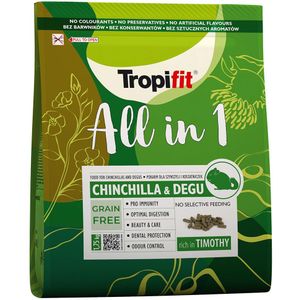 1,75kg Tropifit All in 1 Chinchila & Degu chinchillavoer