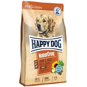 15kg Rund & Rijst Happy Dog NaturCroq Hondenvoer