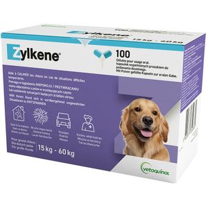 100 stuks - Zylkene Capsules voor Honden > 30 kg