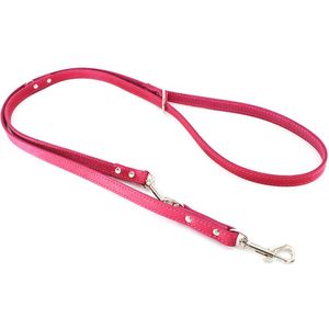 Heim verstelbare riem met decoratieve stiksels, roze - 220 cm lang, 16 mm breed