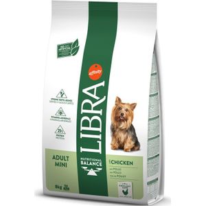 8kg Libra Dog Mini Droog hondenvoer met kip