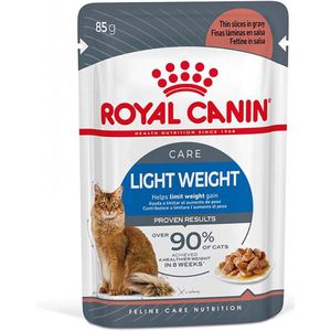 96x85g Light Weight Care in Saus Royal Canin Kattenvoer