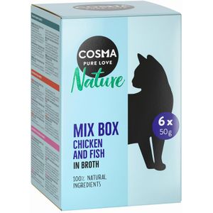Cosma Nature Probeerpakket Kattenvoer - 6 x 50 g (6 Soorten)