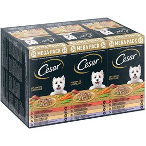 24x150g Landragout Kuipjes Cesar Hondenvoer