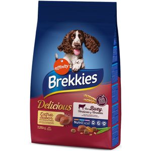 7,25kg Brekkies Delicious Rind Hundefutter trocken