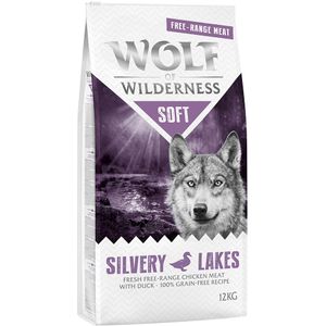 12kg Silvery Lakes Scharrelkip & Eend Wolf of Wilderness Soft Hondenvoer
