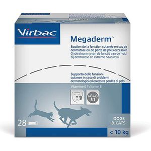 Virbac Megaderm - 28 x 4 ml Katten & Honden <10kg