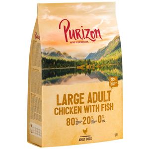 1 kg Purizon Droogvoer voor Honden - Large Adult Kip & Vis