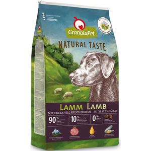Granatapet Natural Taste Droogvoer - 12 kg Lam