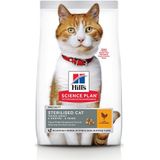 10kg Adult Sterilised Cat met Kip Hill's Science Plan Kattenvoer