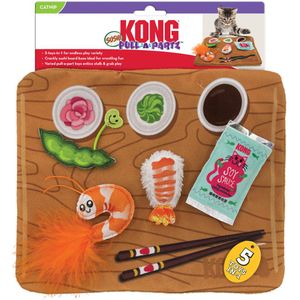 KONG Pull-A-Partz Kattenspeelgoed Sushi