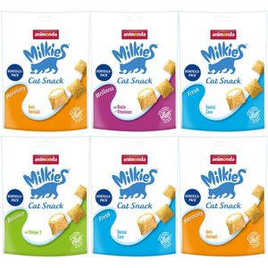 animonda Milkies Mixpakket Kattenvoer - 6 x 120 g (4 Soorten)