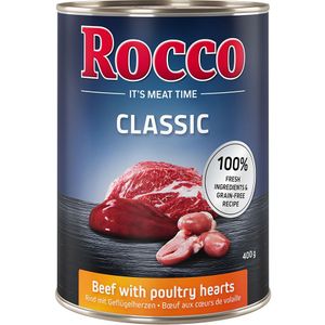 Rocco Classic 6 x 400 g voor een probeerprijs! - Rund met Gevogeltehart