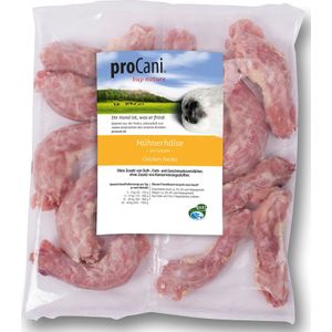 14x500g Kippenhalzen proCani Katten speciaalvoer