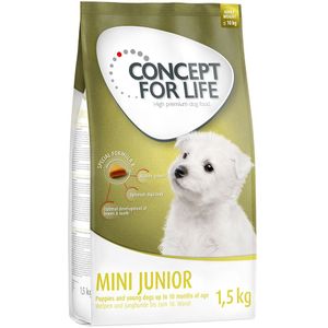 1,5kg Mini Junior Concept for Life Hundefutter trocken