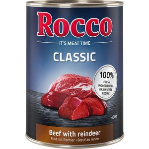 Rocco Classic 6 x 400 g voor een probeer prijs! - Rund met Rendier
