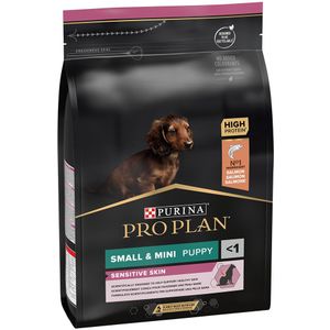 3kg Small & Mini Puppy Optiderma Zalm & Rijst Pro Plan Hondenvoer