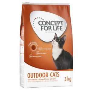 3 kg Concept for Life Kattenvoer voor een speciale prijs! - Outdoor Cats