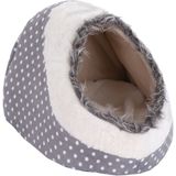 - L 40 x B 40 x H 28 cm - Hondenhol White Dots