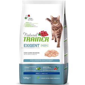 1,5kg met wit vlees Exigent Adult Natural Trainer droogvoer voor katten