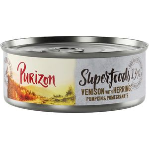 Purizon Superfoods 6 x 70 g - Wild met haring, pompoen en granaatappel