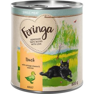 Feringa Single Meat Menu 6 x 800 g - Eend met Cottage cheese & Valeriaan