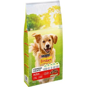 Purina Friskies VitaFit Adult Hond Active met Rund Hondenvoer - 10 kg
