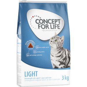 3kg Adult Light Concept for Life Kattenvoer droog