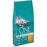 9,75kg Adult Kip & Volkoren Granen Purina ONE Kattenvoer