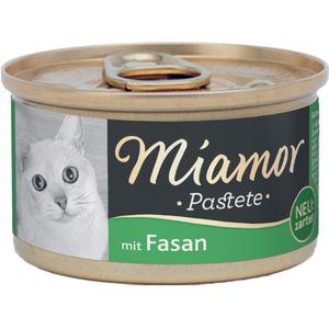 Miamor Pastei 12 x 85 g Kattenvoer - Fazant