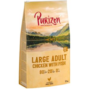 12kg Large Adult Kip & Vis Purizon Hondenvoer