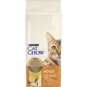 15kg Adult Kip & Kalkoen Cat Chow Kattenvoer droog