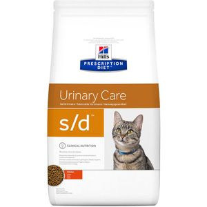 1,5kg S/D Urinary Dissolution met Kip Hill's Prescription Diet Kattenvoer