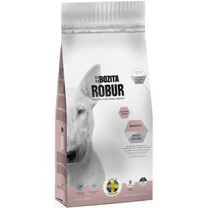 5kg Robur Sensitive Single Protein Zalm & Rijst 12. Bozita Robur Hondenvoer