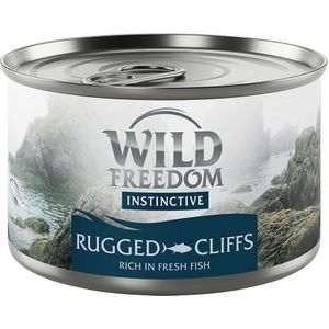 6 x 140 g Wild Freedom Instinctive Rugged Cliffs - Tonijn Katten Natvoer