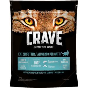 Crave Kat Droogvoer Adult met Zalm & Witvis Kattenvoer - 750 g