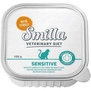 8x100g Sensitive Kalkoen Smilla Veterinary Diet Kattenvoer
