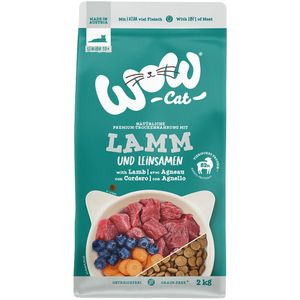 2kg WOW Cat Senior met lam droogvoer voor katten