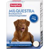 Beaphar Milquestra dog 5-50kg (NL) 2 Tabletten (APO) Hund