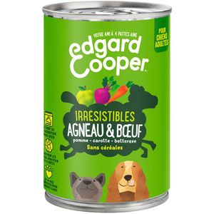 400g Edgard & Cooper Adult graanvrij lam, rund - Hondenvoer