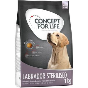 1kg Labrador Sterilised Concept for Life Hondenvoer
