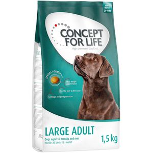 Probeerprijs! 1 kg / 1,5 kg Concept for Life Hondenvoer - 1,5 kg Large Adult