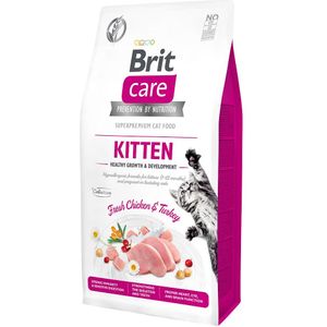 7 kg Brit Care Grain-Free Kitten Healthy Growth & Development droog kattenvoer
