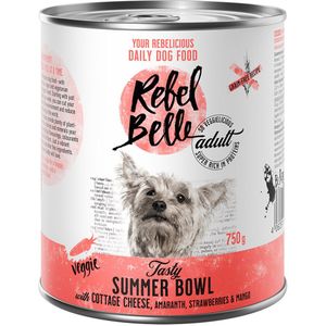 Rebel Belle Adult Tasty Summer Bowl – vegetarisch Hondenvoer 6 x 750 g