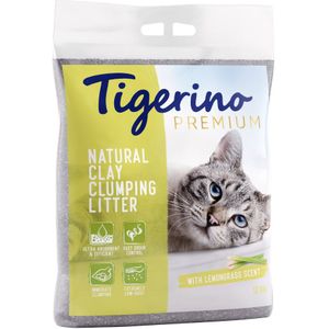 12kg Citroengrasgeur Tigerino Premium Kattenbakvulling